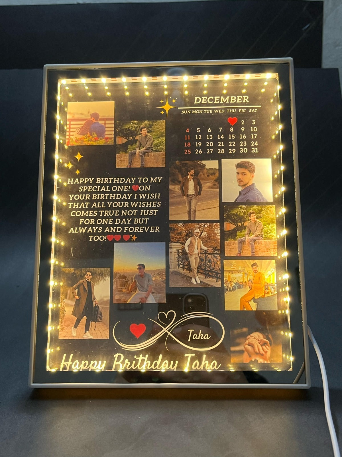 Birthday Gift LED Photo Frame